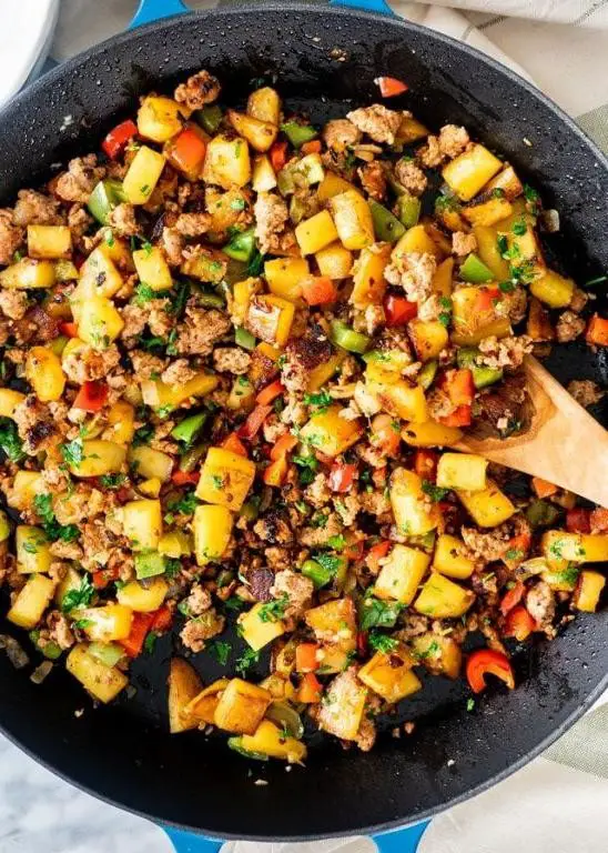 Pork Sausage and Potato Hash