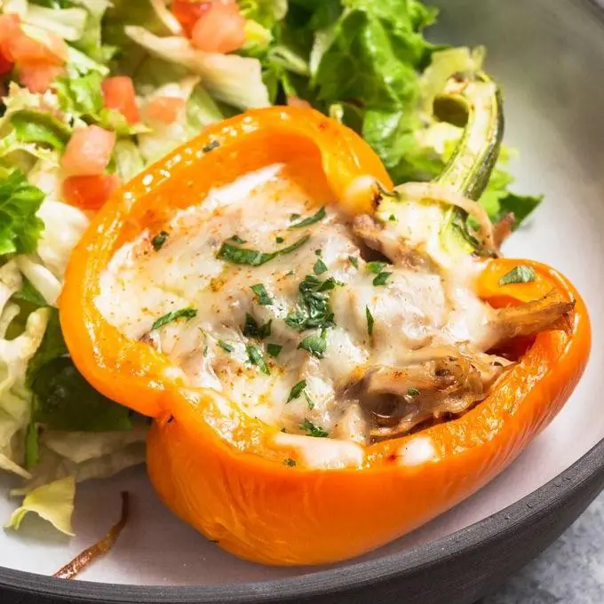 Pulled Pork Stuffed Bell Peppers