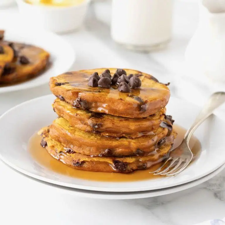 Pumpkin Chocolate Chip Pancakes