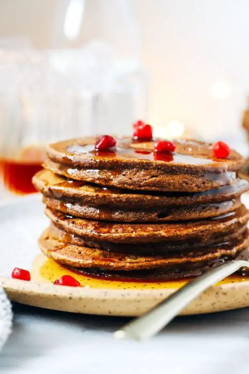 Pumpkin Gingerbread Pancakes