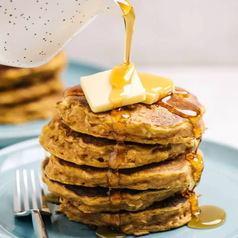 Pumpkin Oatmeal Pancakes