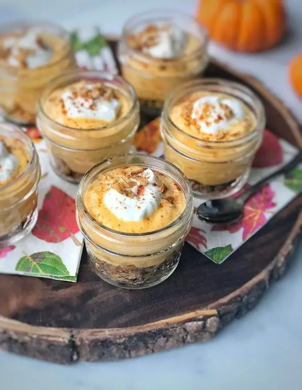 Pumpkin Spice Parfait Cups