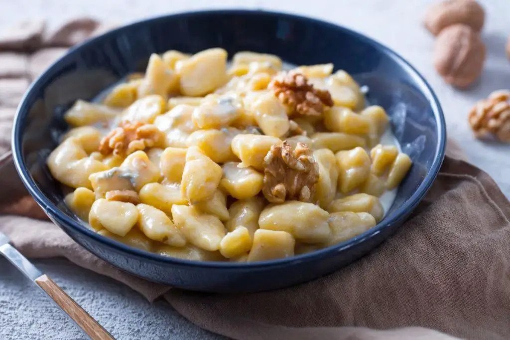 Quick Gorgonzola and Walnut Gnocchi