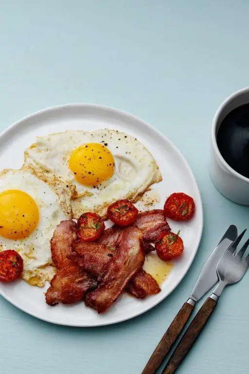 Quick Keto Bacon and Eggs