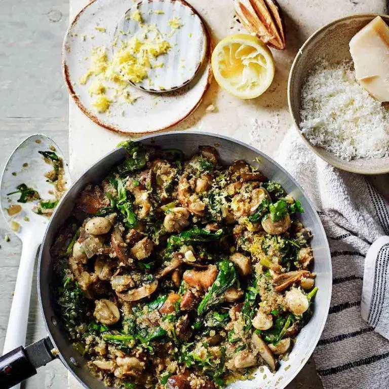 Quinoa Mushroom Risotto