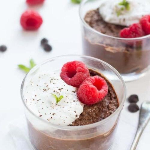 Quinoa and Brown Rice Chocolate Pudding