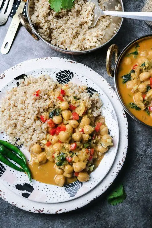 Quinoa and Chickpea Curry