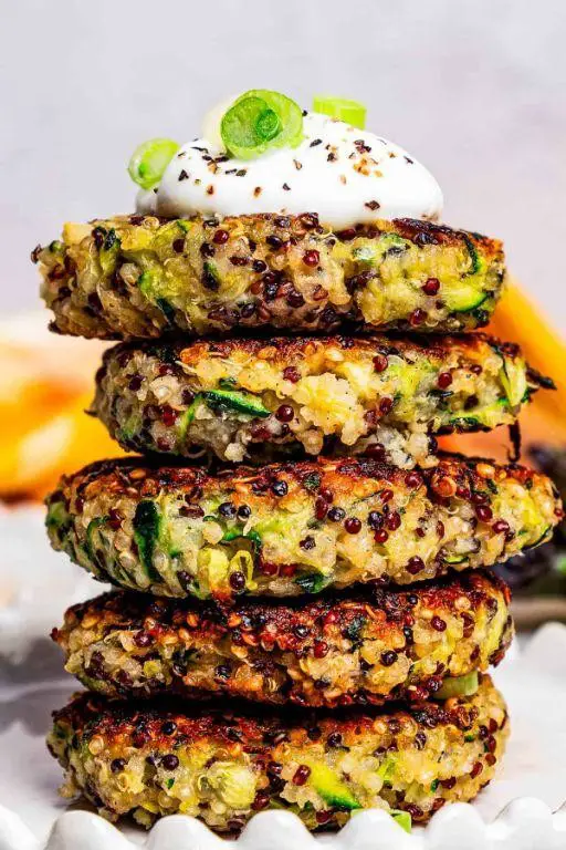 Quinoa and Zucchini Fritters