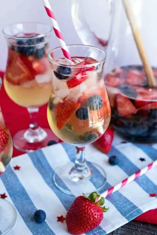 Red, White, and Blue Sangria