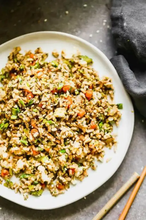Riced Broccoli Fried Rice