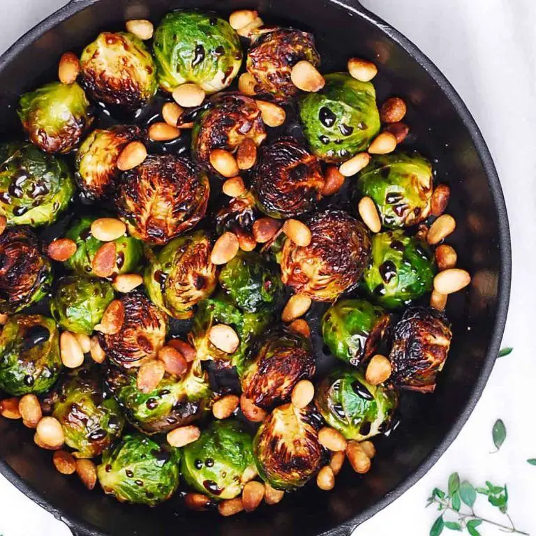Roasted Brussels Sprouts with Balsamic Glaze