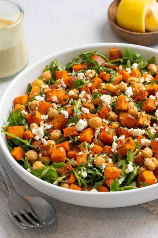 Roasted Chickpea and Sweet Potato Salad