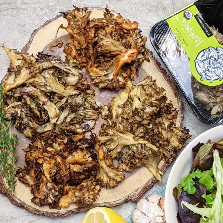 Roasted Maitake Mushroom Salad