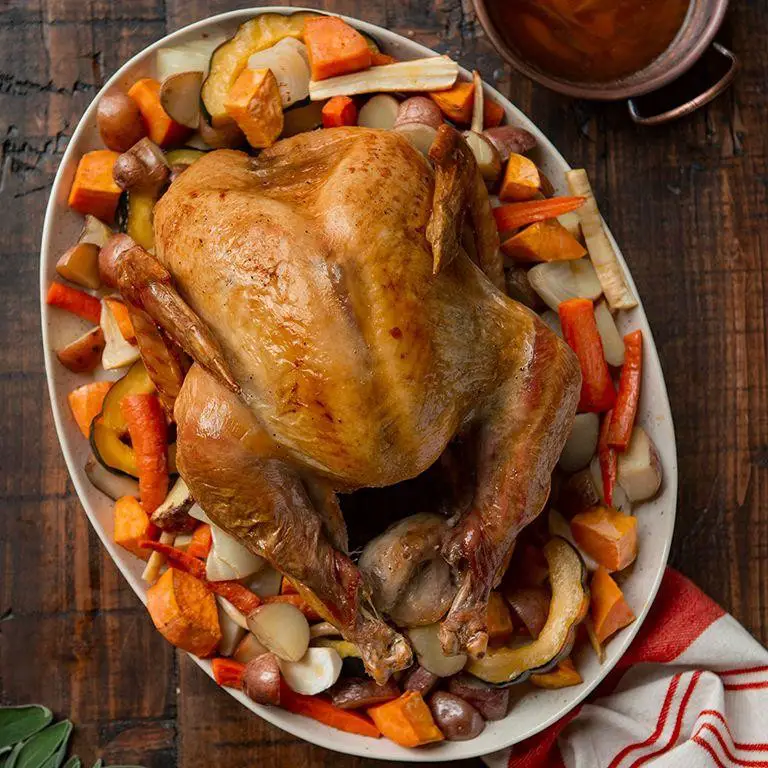 Roasted Turkey with Root Vegetables
