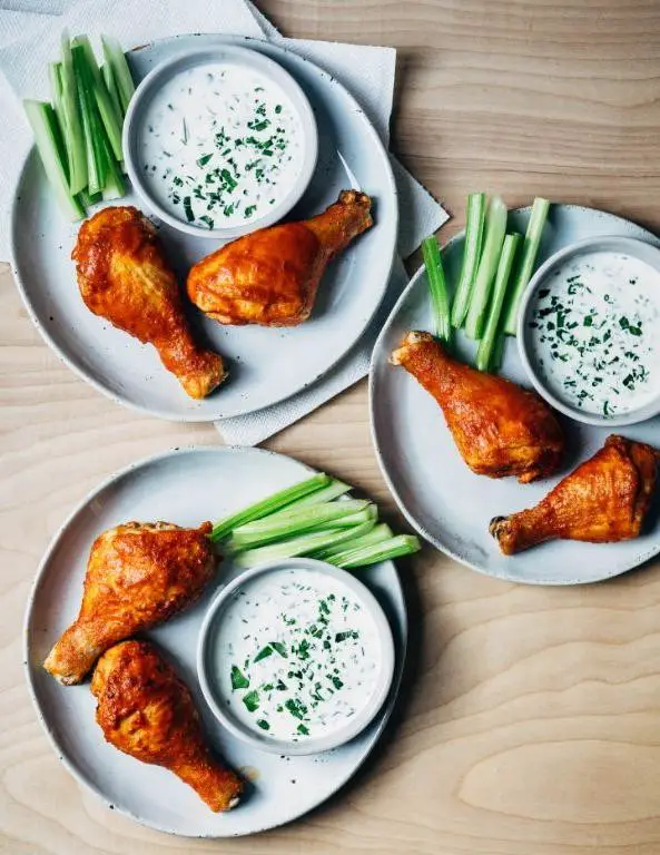 Rotisserie Chicken Drumsticks with Hot Sauce