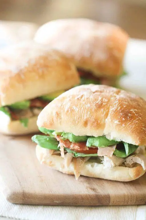 Rotisserie Chicken Sandwich with Avocado and Bacon