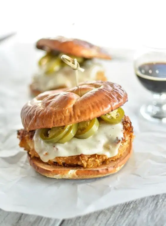 Rotisserie Chicken Sandwich with Jalapenos and Cheddar