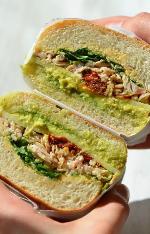 Rotisserie Chicken Sandwich with Sun-Dried Tomatoes and Provolone