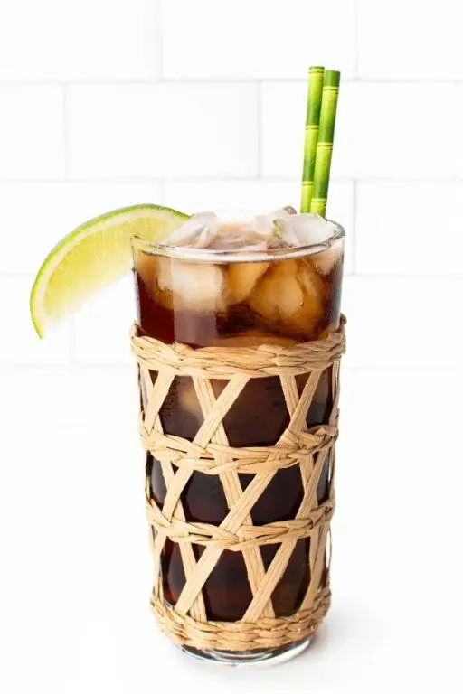 Rum and Coke with a Hint of Cinnamon