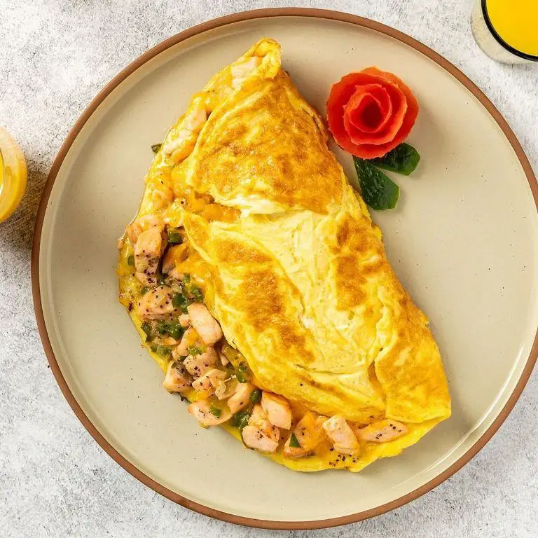 Salmon Omelette