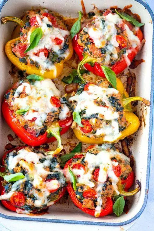 Sausage Stuffed Bell Peppers