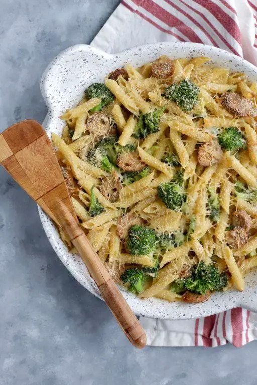 Sausage and Broccoli Alfredo