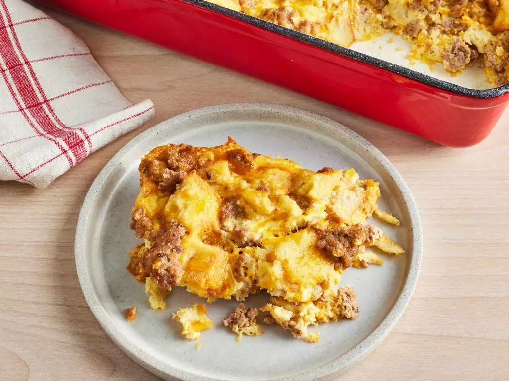 Sausage and Cheese Breakfast Casserole