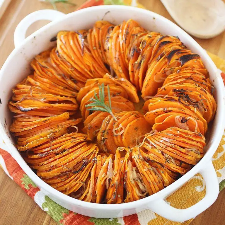 Savory Baked Yam with Rosemary