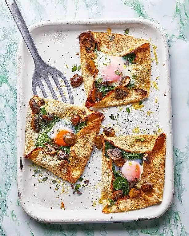 Savory German Buckwheat Pancakes