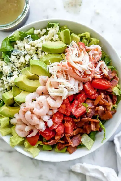 Seafood Cobb Salad with Shrimp and Crab
