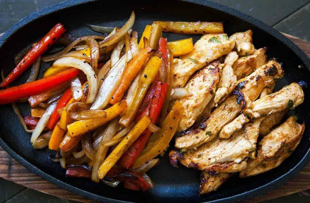 Shaved Chicken Fajitas