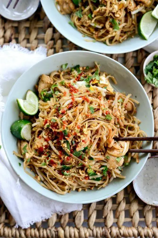 Shaved Chicken Pad Thai