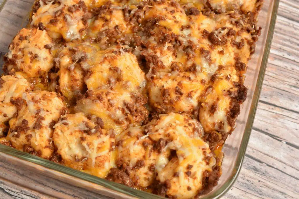 Sloppy Joe Biscuit Bake