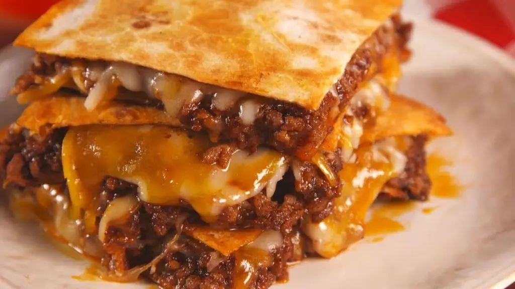 Sloppy Joe Quesadillas