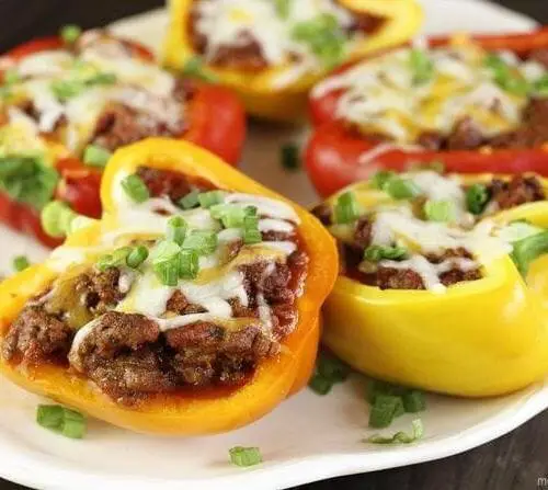 Sloppy Joe Stuffed Peppers