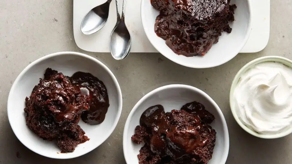 Slow Cooker Chocolate Lava Cake