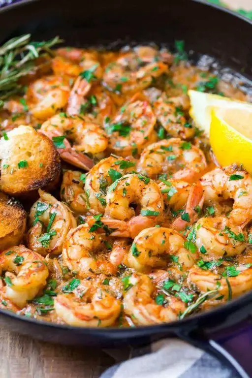 Slow Cooker Garlic Butter Shrimp