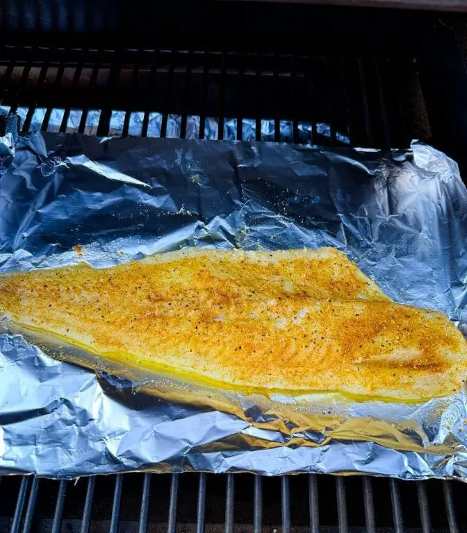 Smoked Cod on Traeger with Creamy Dill Sauce