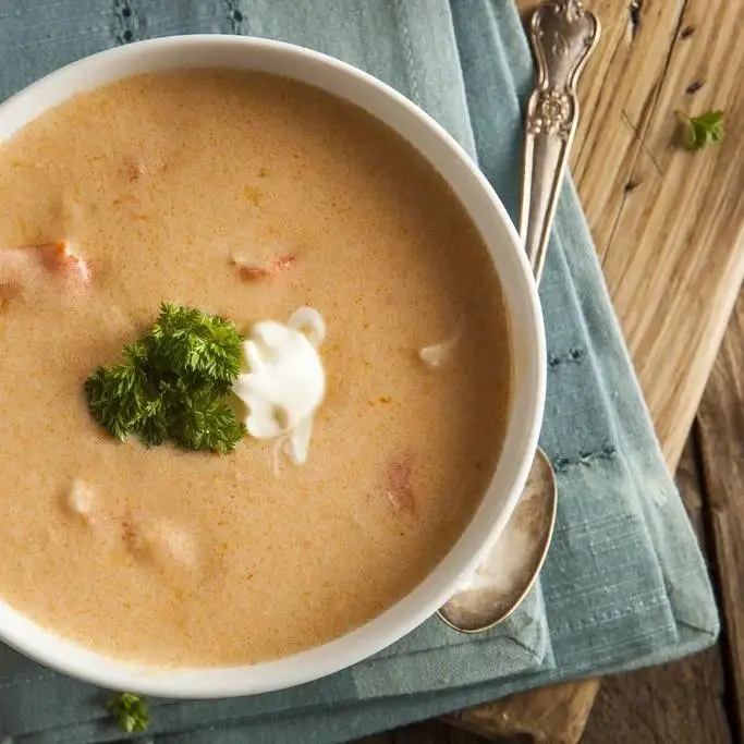 Smoked Paprika Lobster Bisque