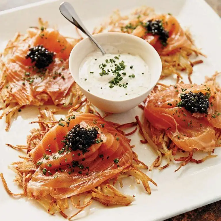 Smoked Salmon Potato Pancakes