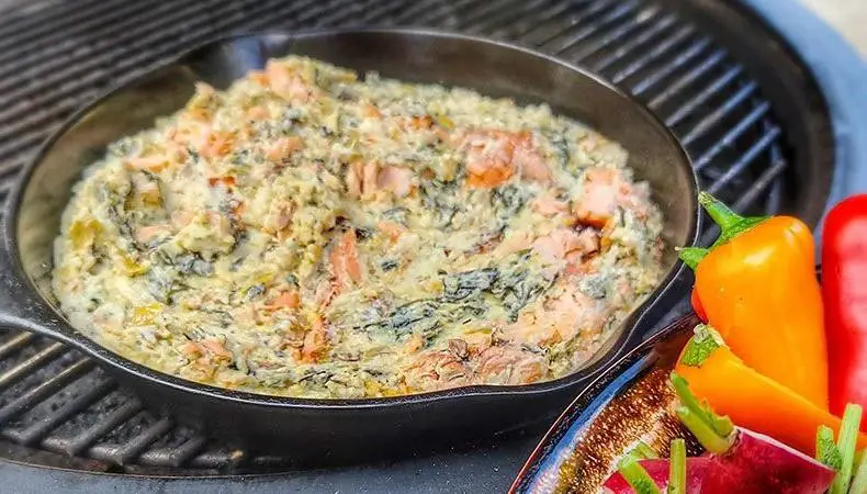 Smoked Salmon and Spinach Dip