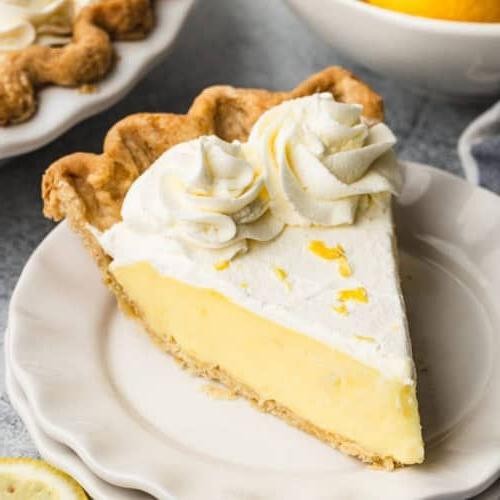 Sour Cream Lemon Pie