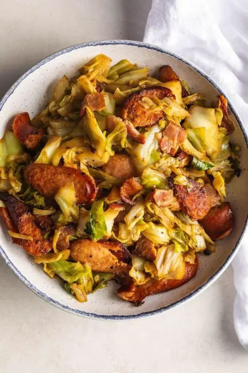 Southern Fried Cabbage with Bacon