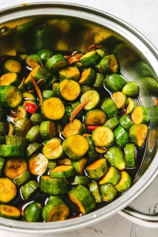 Soy Sauce Pickled Cucumbers