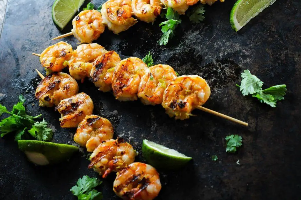 Soy Sauce and Lime Grilled Shrimp