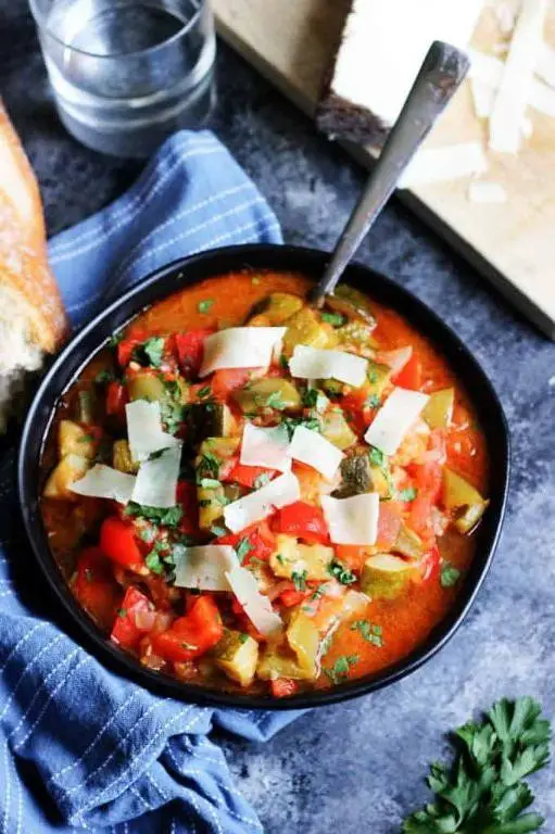 Spanish Ratatouille with Eggplant and Zucchini