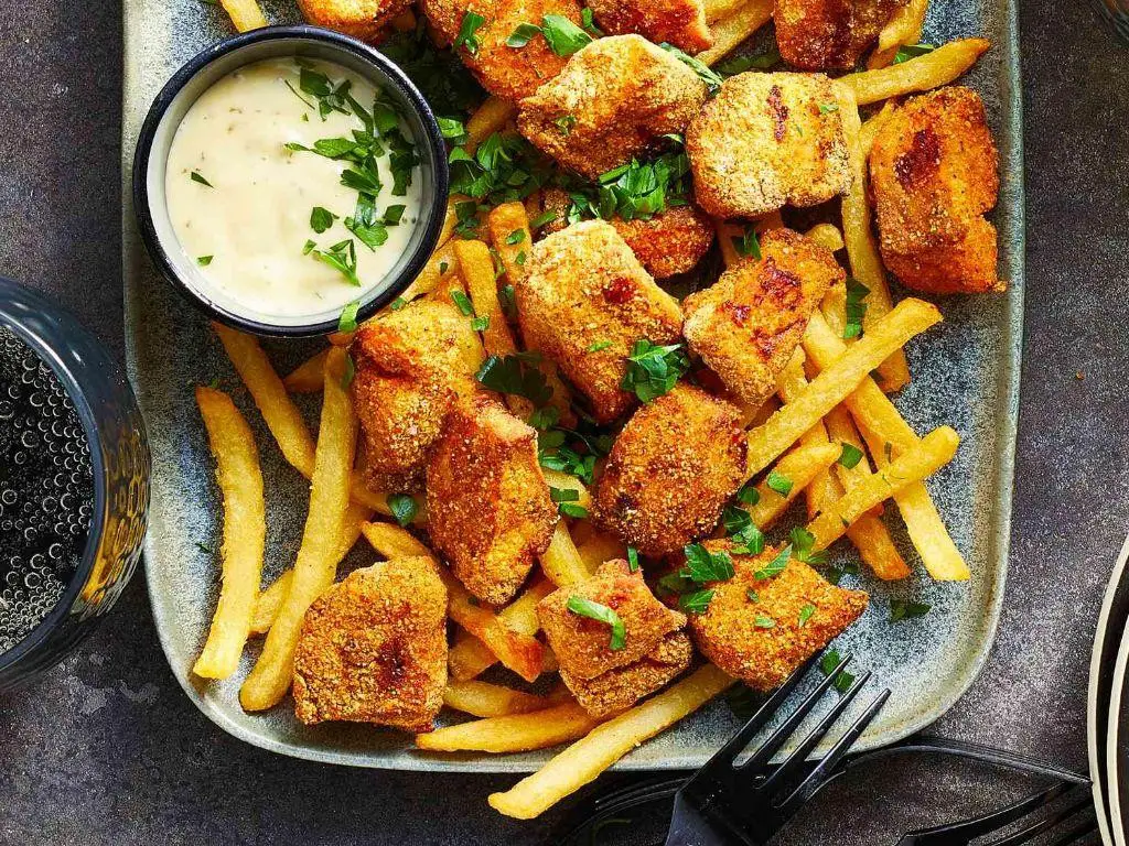 Spicy Air Fryer Catfish Bites