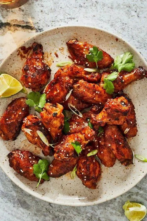Spicy Apricot Chicken Wings