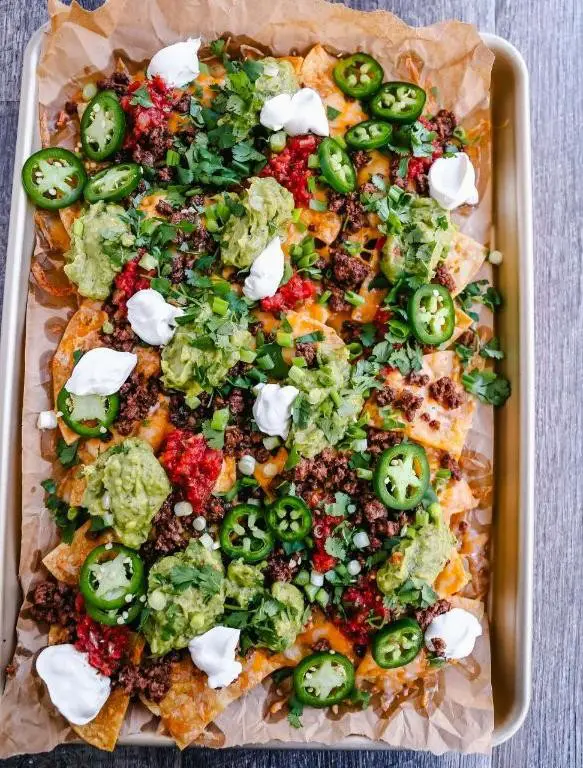 Spicy Beef Nachos