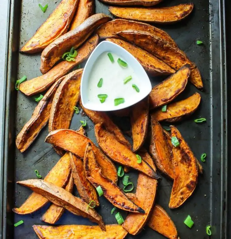 Spicy Cajun Baked Yam Wedges